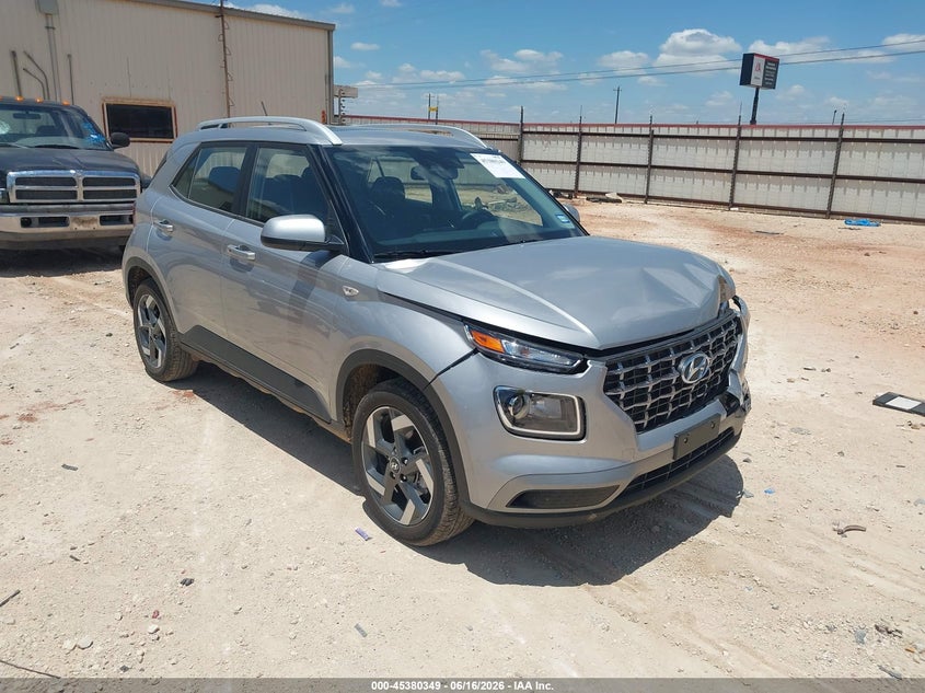 2026 Hyundai Venue VIN KMHRC8A34TU472670 IAAI salvage auction — LEFT FRONT, Salvage Title, sold $9,600 on 2026-07-21 (photo 1)