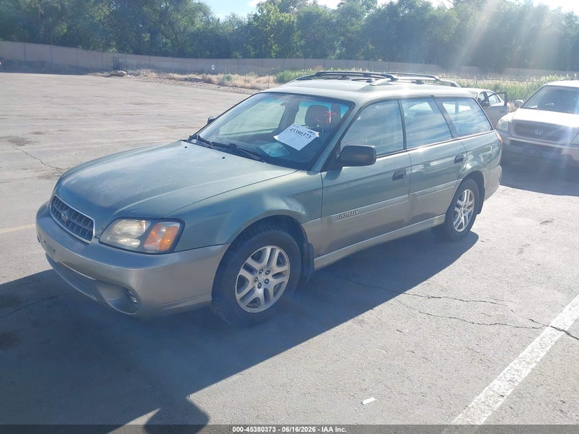 2003 Subaru Outback VIN 4S3BH675036610200 IAAI salvage auction — NORMAL WEAR, Clear (Utah), sold $325 on 2026-07-09 (photo 2)
