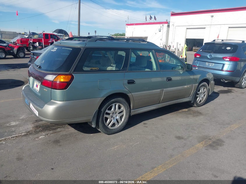 2003 Subaru Outback VIN 4S3BH675036610200 IAAI salvage auction — NORMAL WEAR, Clear (Utah), sold $325 on 2026-07-09 (photo 4)
