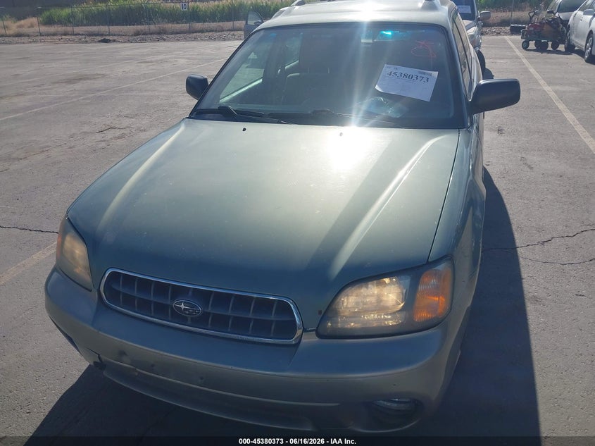 2003 Subaru Outback VIN 4S3BH675036610200 IAAI salvage auction — NORMAL WEAR, Clear (Utah), sold $325 on 2026-07-09 (photo 6)