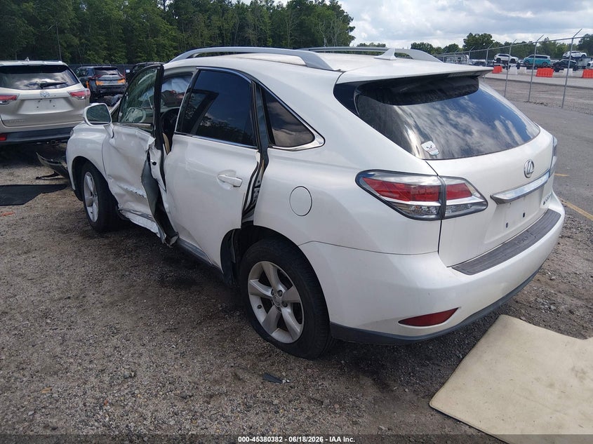 2013 Lexus Rx VIN JTJBK1BA6D2034451 IAAI salvage auction — LEFT SIDE, Salvage (South Carolina), sold $4,000 on 2026-07-29 (photo 3)