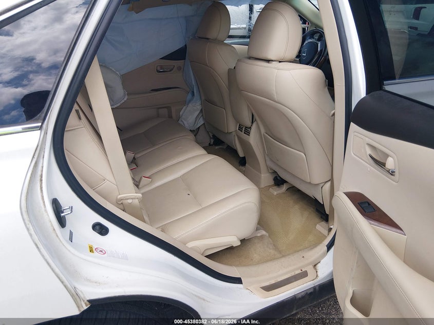 2013 Lexus Rx VIN JTJBK1BA6D2034451 IAAI salvage auction — LEFT SIDE, Salvage (South Carolina), sold $4,000 on 2026-07-29 (photo 8)