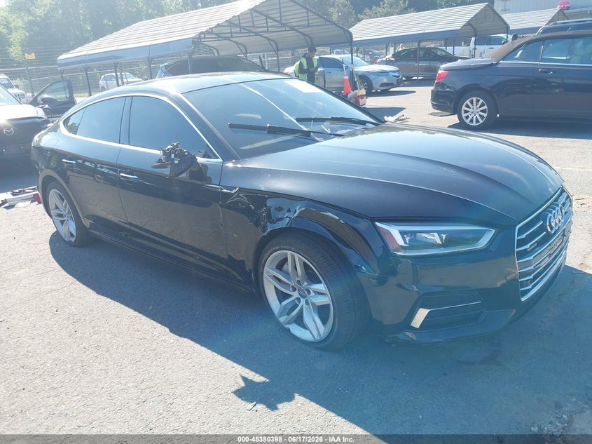 2019 Audi A5 VIN WAUBNCF58KA037239 IAAI salvage auction — SIDE, Salvage (Connecticut), sold $7,450 on 2026-07-16 (photo 1)