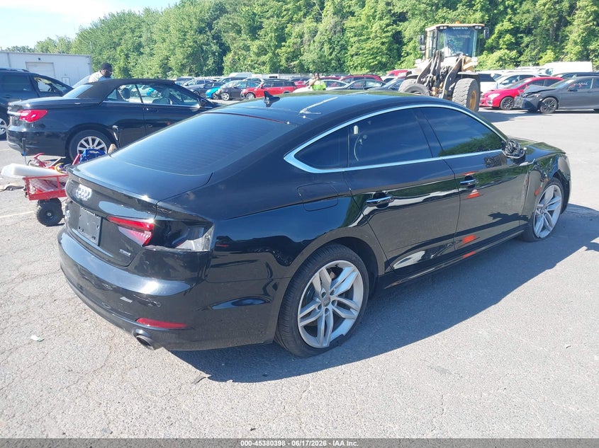 2019 Audi A5 VIN WAUBNCF58KA037239 IAAI salvage auction — SIDE, Salvage (Connecticut), sold $7,450 on 2026-07-16 (photo 4)