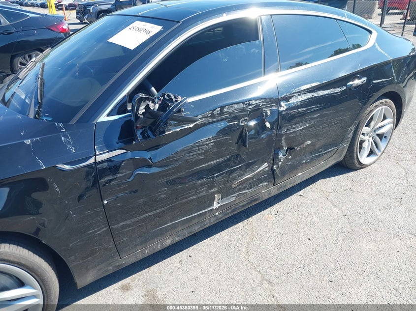 2019 Audi A5 VIN WAUBNCF58KA037239 IAAI salvage auction — SIDE, Salvage (Connecticut), sold $7,450 on 2026-07-16 (photo 6)