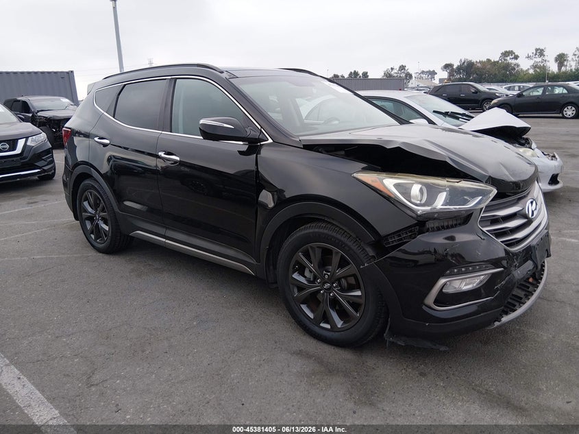 2017 Hyundai Santa fe VIN 5XYZW4LA3HG435165 — IAAI salvage auction photo