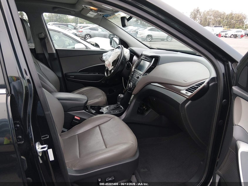 2017 Hyundai Santa fe VIN 5XYZW4LA3HG435165 IAAI salvage auction — FRONT END, Salvage (California), sold $3,000 on 2026-07-05 (photo 5)