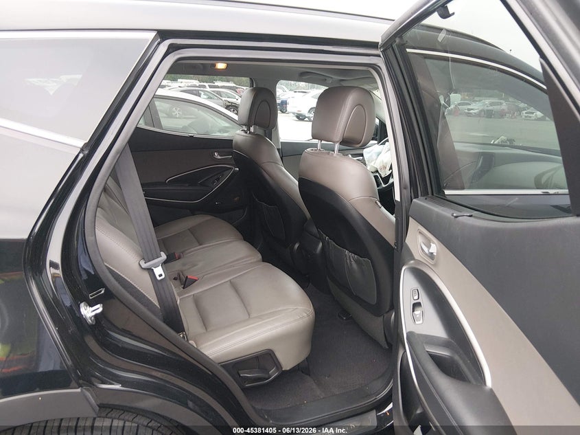 2017 Hyundai Santa fe VIN 5XYZW4LA3HG435165 IAAI salvage auction — FRONT END, Salvage (California), sold $3,000 on 2026-07-05 (photo 8)