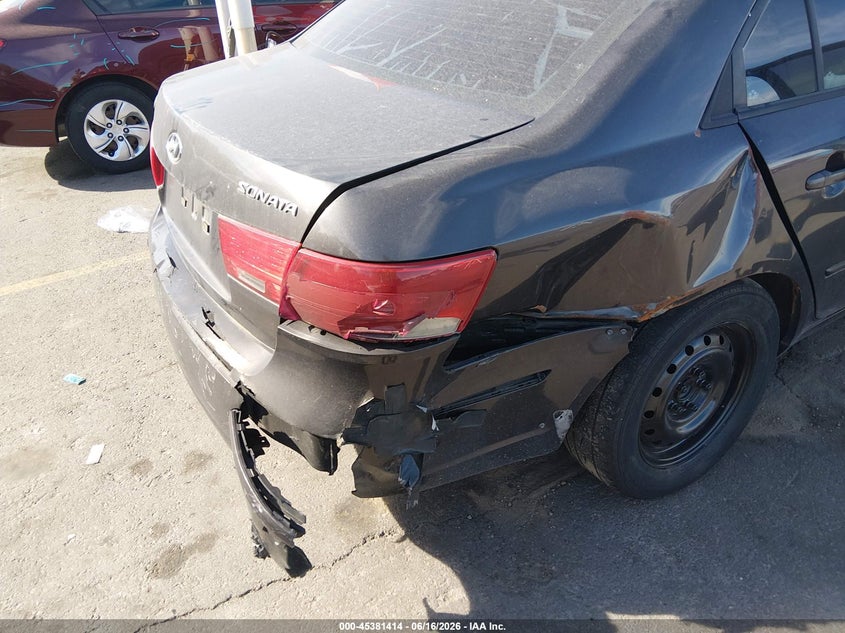 2010 Hyundai Sonata VIN 5NPET4AC9AH582388 IAAI salvage auction — REAR END, Salvage (Utah), sold $250 on 2026-07-23 (photo 6)