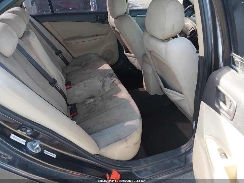 2010 Hyundai Sonata VIN 5NPET4AC9AH582388 IAAI salvage auction — REAR END, Salvage (Utah), sold $250 on 2026-07-23 (photo 8)