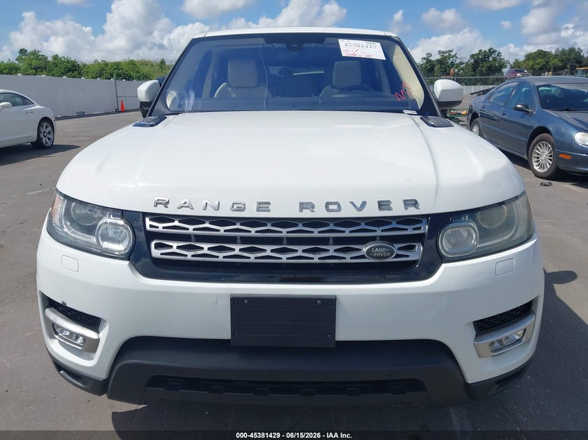 2016 Land rover Range rover sport VIN SALWR2PF4GA114831 IAAI salvage auction — NORMAL WEAR, Clear (Florida), sold $1,600 on 2026-07-29 (photo 6)