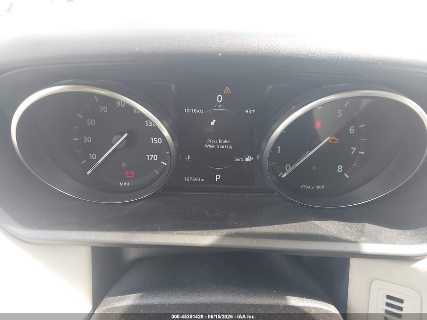 2016 Land rover Range rover sport VIN SALWR2PF4GA114831 IAAI salvage auction — NORMAL WEAR, Clear (Florida), sold $1,600 on 2026-07-29 (photo 7)