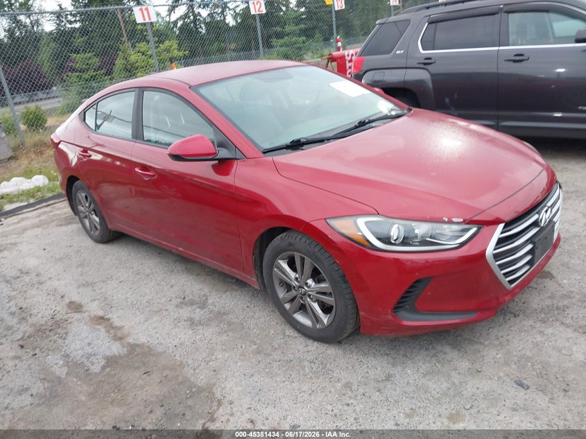 2017 Hyundai Elantra VIN KMHD84LF5HU210501 IAAI salvage auction — NORMAL WEAR, Clear (Washington), sold $1,425 on 2026-07-29 (photo 1)