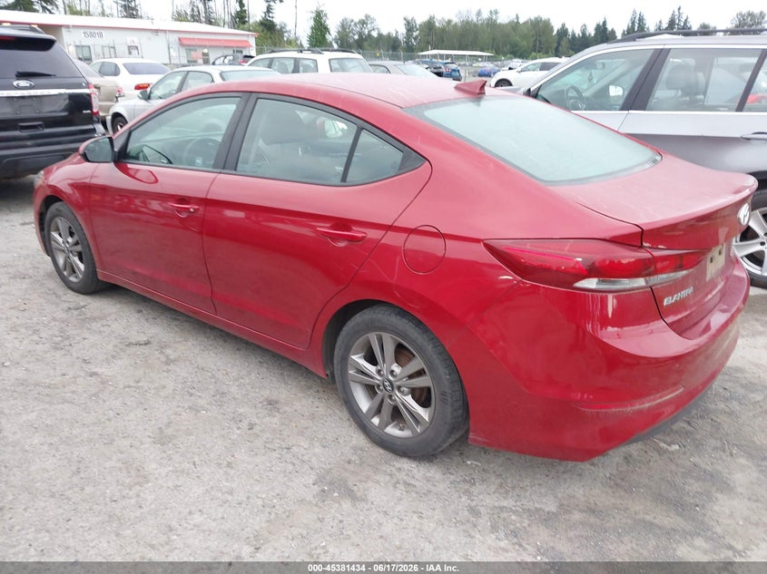 2017 Hyundai Elantra VIN KMHD84LF5HU210501 IAAI salvage auction — NORMAL WEAR, Clear (Washington), sold $1,425 on 2026-07-29 (photo 3)
