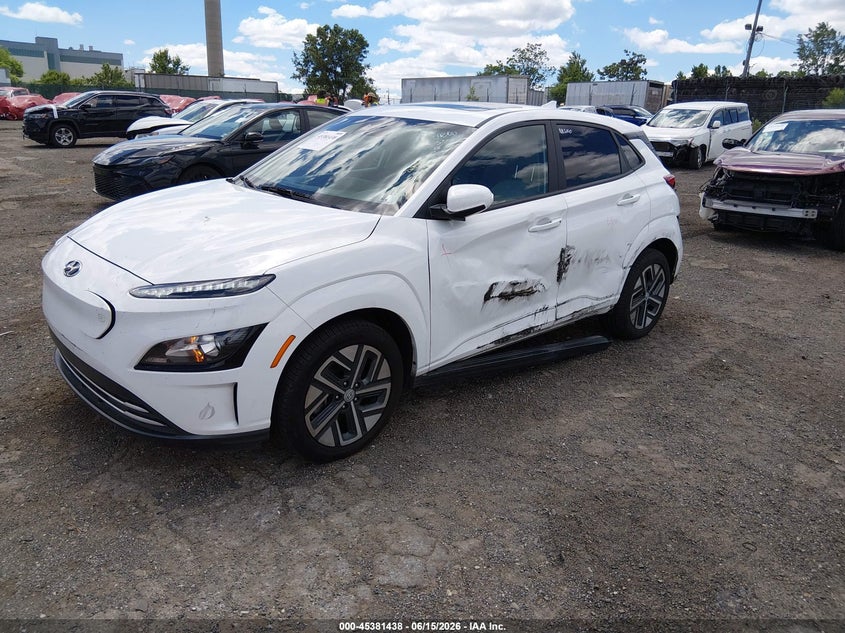 2023 Hyundai Kona VIN KM8K33AG7PU191542 IAAI salvage auction — LEFT SIDE, Salvage Title, sold $1,550 on 2026-07-24 (photo 2)
