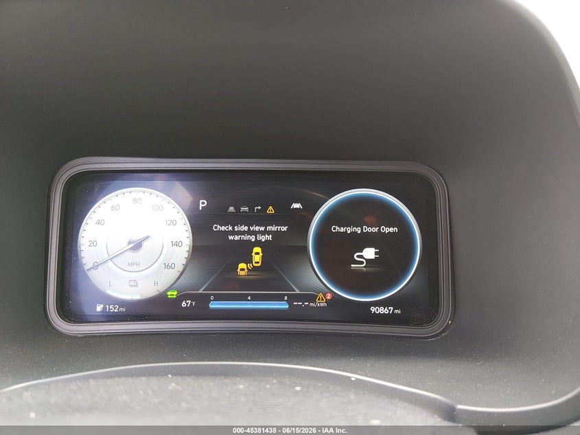 2023 Hyundai Kona VIN KM8K33AG7PU191542 IAAI salvage auction — LEFT SIDE, Salvage Title, sold $1,550 on 2026-07-24 (photo 7)
