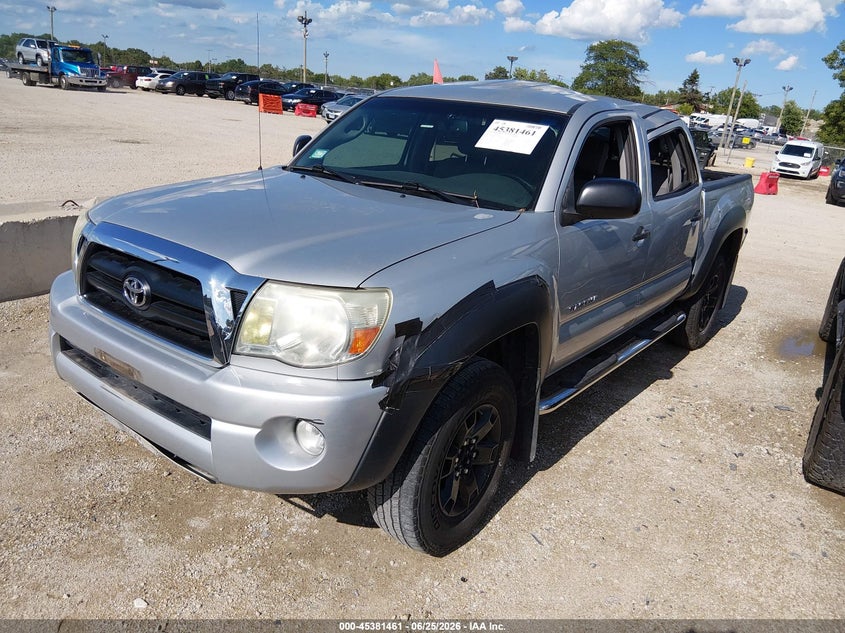 2008 Toyota Tacoma VIN 5TEJU62N78Z579665 IAAI salvage auction — ROOF, Salvage (Illinois), sold $1,300 on 2026-07-28 (photo 2)
