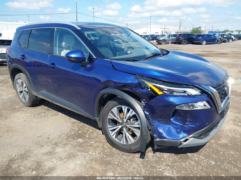 2021 Nissan Rogue VIN JN8AT3BB5MW214873 IAAI salvage auction — RIGHT FRONT, Mv-907A (New York), sold $6,000 on 2026-07-15 (photo 1)