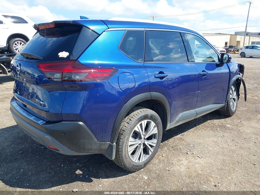 2021 Nissan Rogue VIN JN8AT3BB5MW214873 IAAI salvage auction — RIGHT FRONT, Mv-907A (New York), sold $6,000 on 2026-07-15 (photo 4)