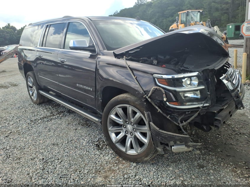 2015 Chevrolet Suburban VIN 1GNSKKKC7FR289914 IAAI salvage auction — FRONT END, Salvage (Georgia), sold $3,125 on 2026-08-01 (photo 1)