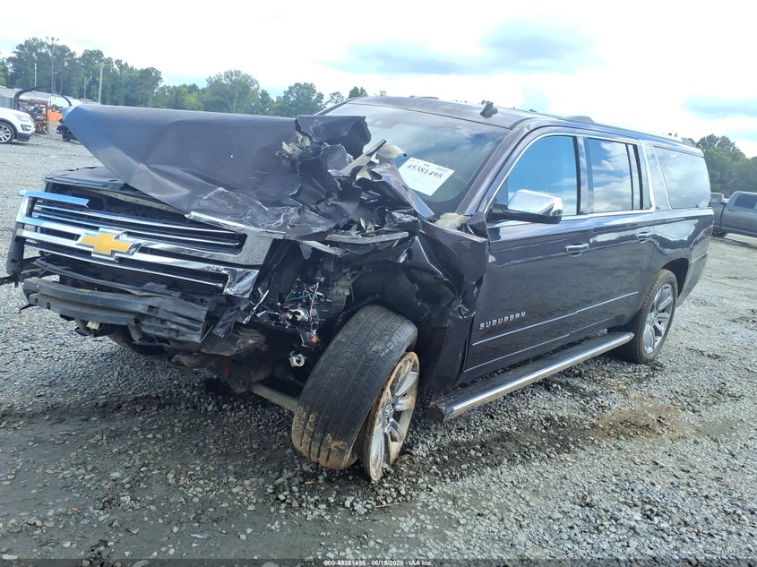 2015 Chevrolet Suburban VIN 1GNSKKKC7FR289914 IAAI salvage auction — FRONT END, Salvage (Georgia), sold $3,125 on 2026-08-01 (photo 2)