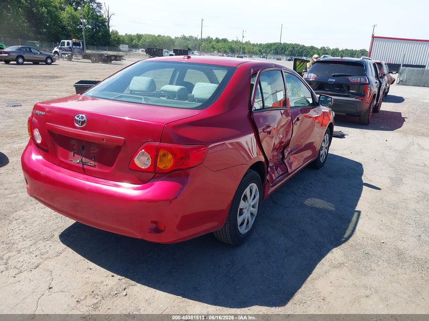 2009 Toyota Corolla VIN JTDBL40E09J004852 IAAI salvage auction — SIDE, Salvage - Greater Than 75% (Maryland), sold $1,500 on 2026-07-08 (photo 4)