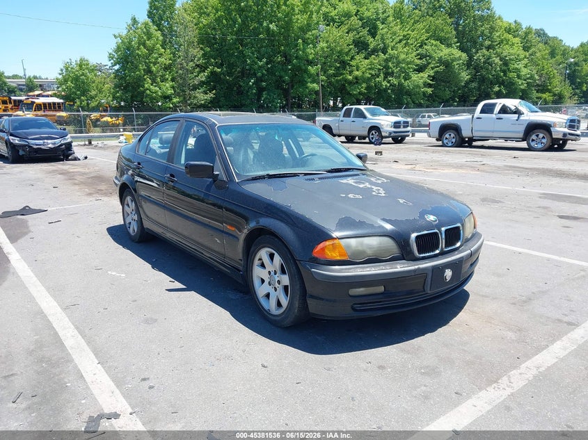 1999 BMW 3 series VIN WBAAM3334XFP62347 IAAI salvage auction — STORM DAMAGE, Salvage (North Carolina), sold $425 on 2026-07-16 (photo 1)