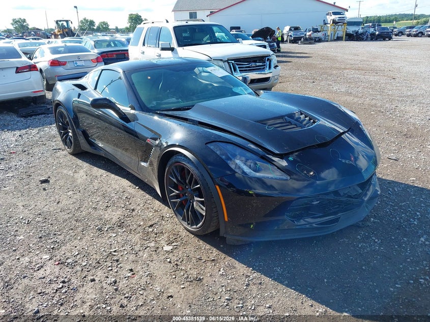 2016 Chevrolet Corvette VIN 1G1YS2D60G5607609 IAAI salvage auction — FRONT END, Salvage (Pennsylvania), sold $30,250 on 2026-07-10 (photo 1)
