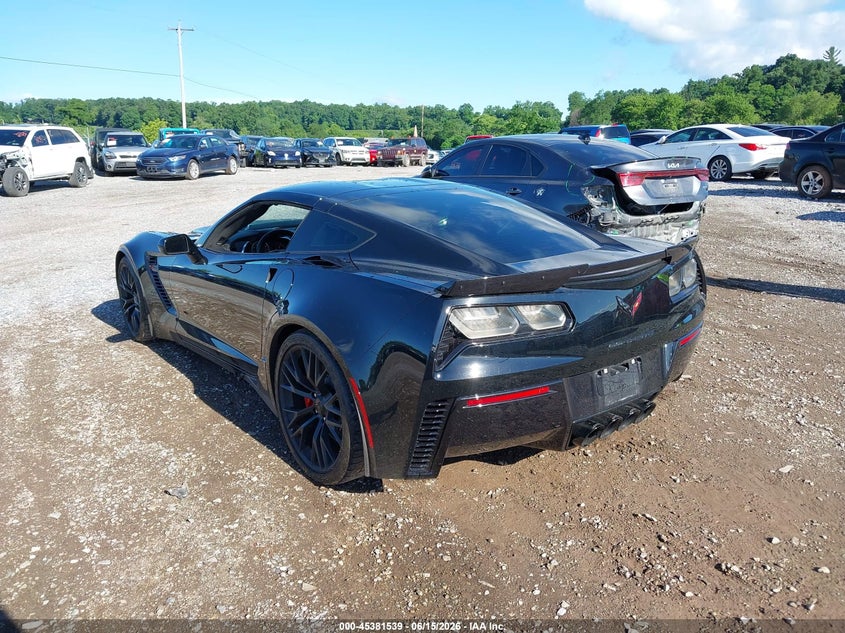 2016 Chevrolet Corvette VIN 1G1YS2D60G5607609 IAAI salvage auction — FRONT END, Salvage (Pennsylvania), sold $30,250 on 2026-07-10 (photo 3)