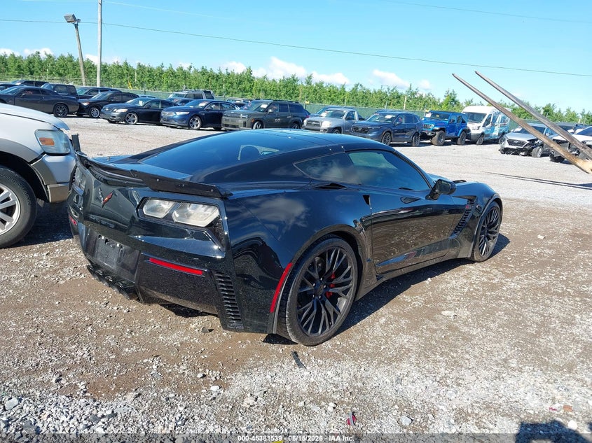 2016 Chevrolet Corvette VIN 1G1YS2D60G5607609 IAAI salvage auction — FRONT END, Salvage (Pennsylvania), sold $30,250 on 2026-07-10 (photo 4)