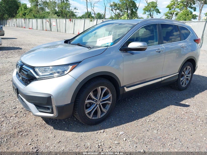 2020 Honda Cr-v VIN 2HKRW2H99LH674532 IAAI salvage auction — RIGHT FRONT, Salvage (New Jersey), sold $9,300 on 2026-08-01 (photo 2)