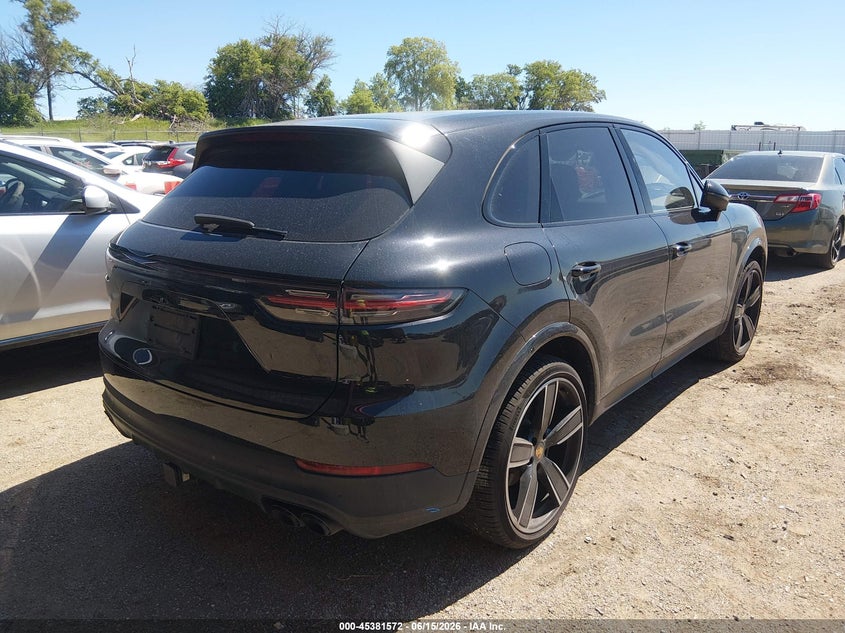 2021 Porsche Cayenne VIN WP1AA2AY2MDA00242 IAAI salvage auction — LEFT SIDE, Wait Title, sold $18,100 on 2026-09-11 (photo 4)