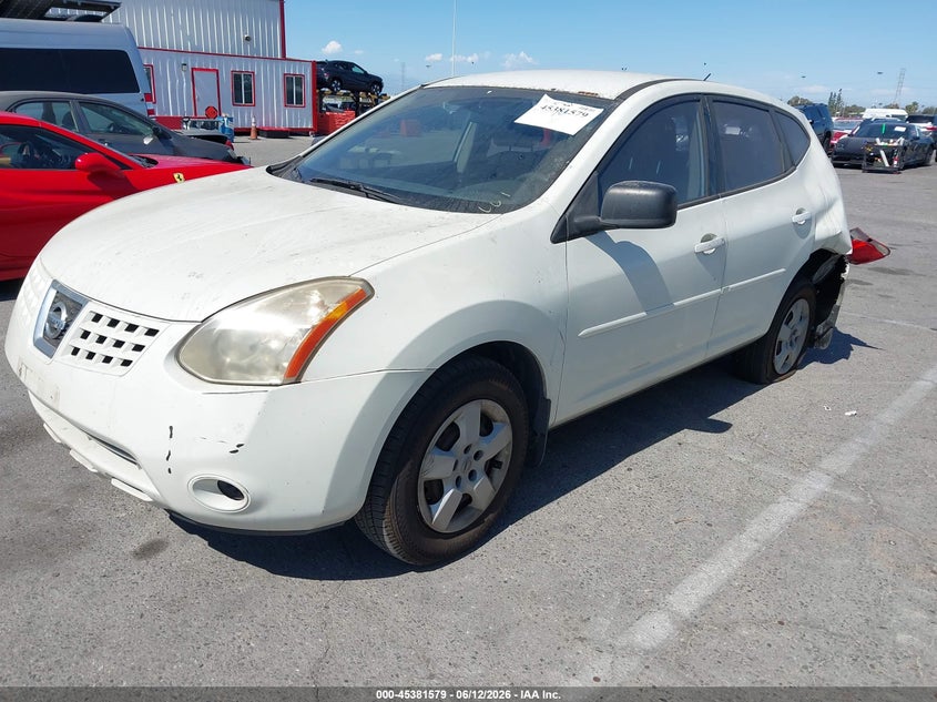 2009 Nissan Rogue sport VIN JN8AS58T09W044380 IAAI salvage auction — REAR END, Salvage (California), sold $425 on 2026-07-23 (photo 2)