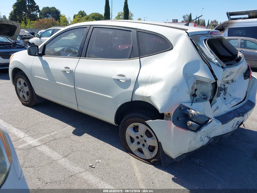 2009 Nissan Rogue sport VIN JN8AS58T09W044380 IAAI salvage auction — REAR END, Salvage (California), sold $425 on 2026-07-23 (photo 3)