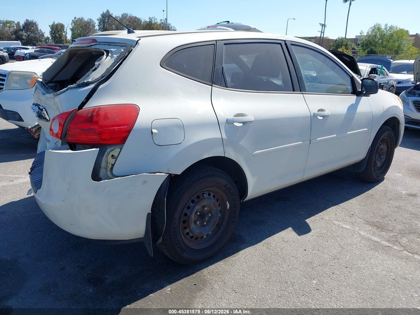2009 Nissan Rogue sport VIN JN8AS58T09W044380 IAAI salvage auction — REAR END, Salvage (California), sold $425 on 2026-07-23 (photo 4)