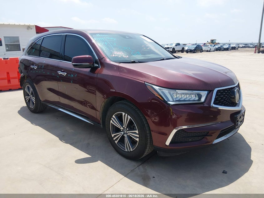 2018 Acura Mdx VIN 5J8YD4H33JL019902 — IAAI salvage auction photo