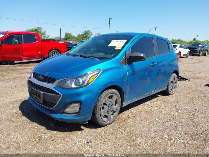 2019 Chevrolet Spark VIN KL8CB6SA8KC785541 IAAI salvage auction — LEFT & RIGHT, Original (Texas), sold $975 on 2026-07-28 (photo 2)