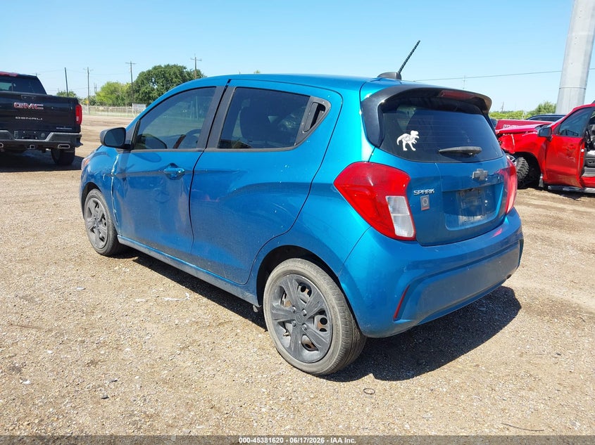 2019 Chevrolet Spark VIN KL8CB6SA8KC785541 IAAI salvage auction — LEFT & RIGHT, Original (Texas), sold $975 on 2026-07-28 (photo 3)
