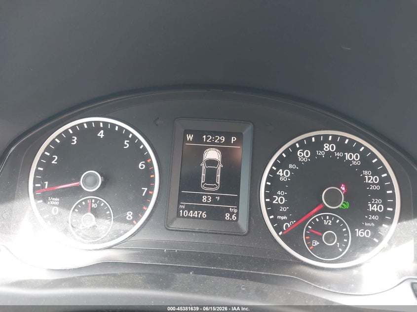 2015 Volkswagen Tiguan VIN WVGBV7AX4FW585617 IAAI salvage auction — NORMAL WEAR, Clear (Texas), sold $1,800 on 2026-07-16 (photo 7)