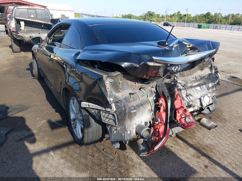2009 Infiniti G VIN JNKCV66EX9M721760 IAAI salvage auction — REAR END, Salvage (Louisiana), sold $25 on 2026-07-27 (photo 3)