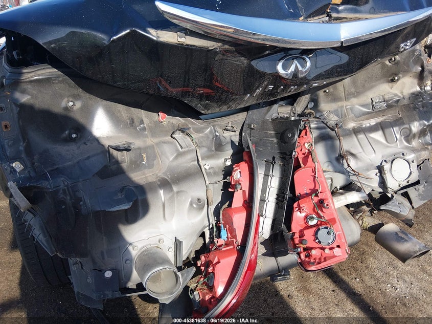 2009 Infiniti G VIN JNKCV66EX9M721760 IAAI salvage auction — REAR END, Salvage (Louisiana), sold $25 on 2026-07-27 (photo 6)