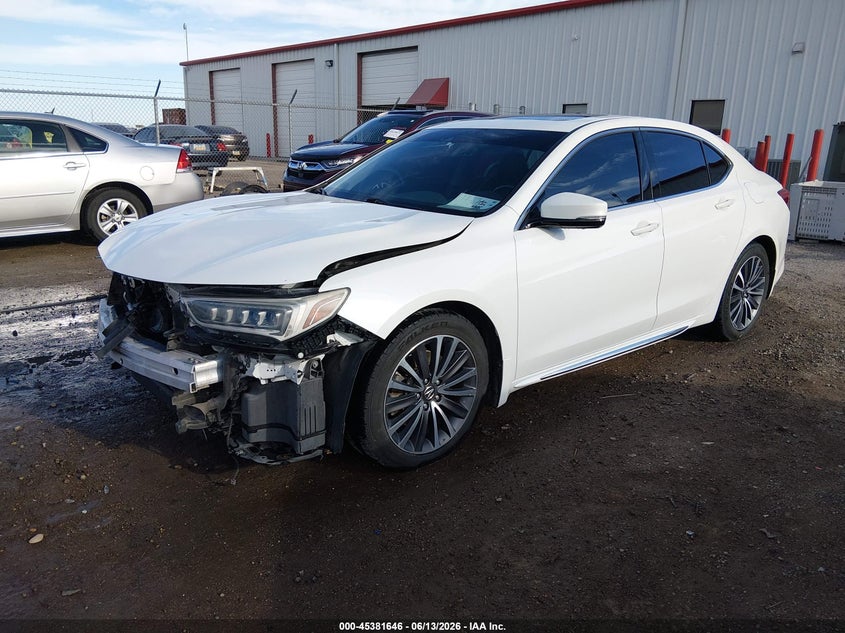 2018 Acura Tlx VIN 19UUB3F71JA000989 IAAI salvage auction — FRONT END, Salvage (Kansas), sold $2,950 on 2026-07-24 (photo 2)