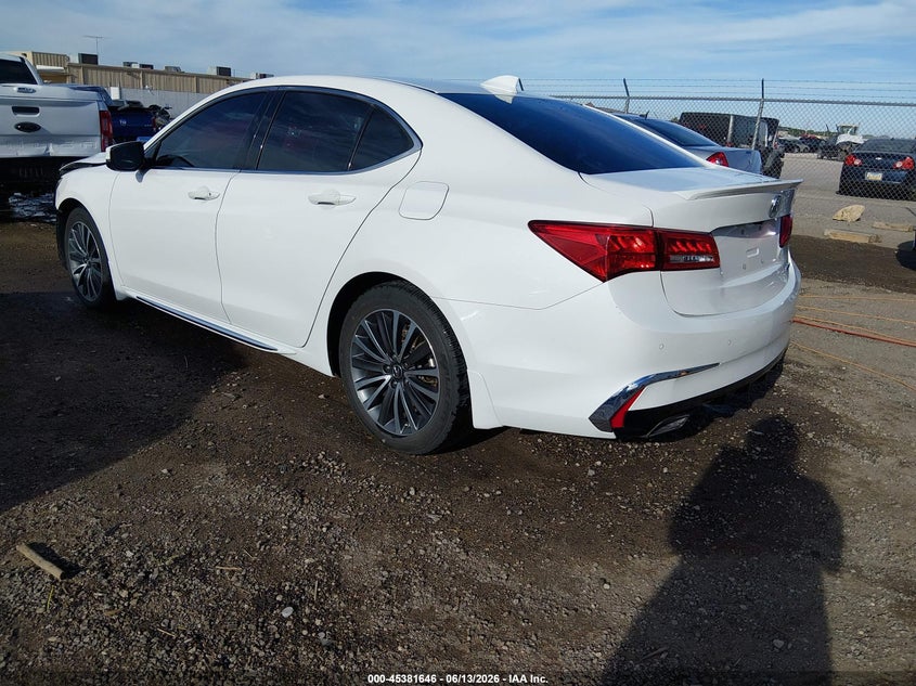 2018 Acura Tlx VIN 19UUB3F71JA000989 IAAI salvage auction — FRONT END, Salvage (Kansas), sold $2,950 on 2026-07-24 (photo 3)