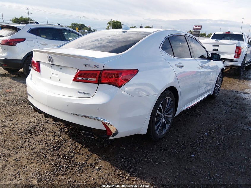 2018 Acura Tlx VIN 19UUB3F71JA000989 IAAI salvage auction — FRONT END, Salvage (Kansas), sold $2,950 on 2026-07-24 (photo 4)