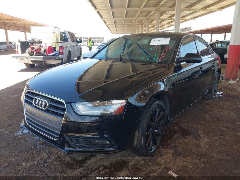 2013 Audi A4 VIN WAUEFAFL7DN009991 IAAI salvage auction — FRONT END, Restored (Arizona), sold $1,850 on 2026-07-14 (photo 2)