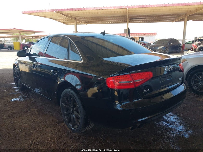 2013 Audi A4 VIN WAUEFAFL7DN009991 IAAI salvage auction — FRONT END, Restored (Arizona), sold $1,850 on 2026-07-14 (photo 3)