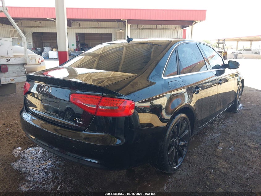 2013 Audi A4 VIN WAUEFAFL7DN009991 IAAI salvage auction — FRONT END, Restored (Arizona), sold $1,850 on 2026-07-14 (photo 4)
