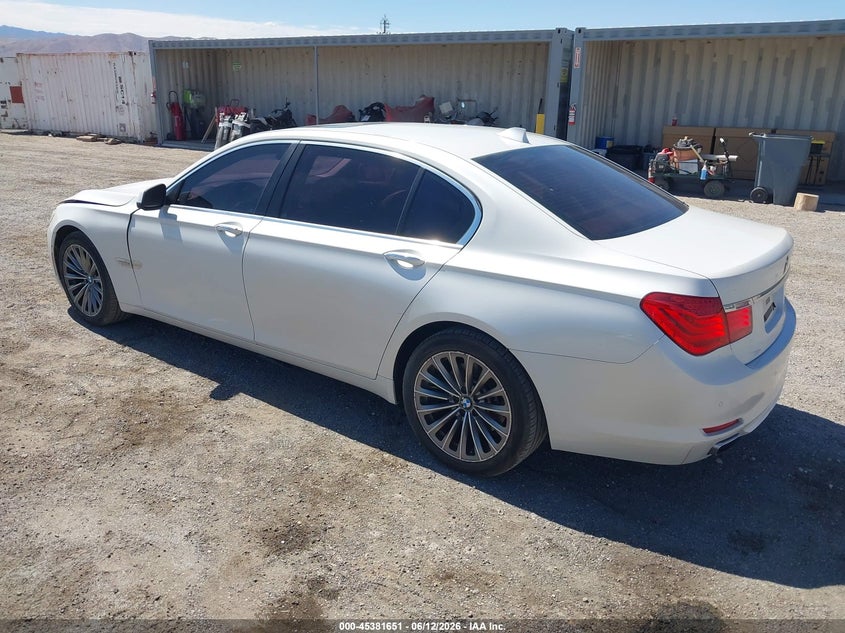 2012 BMW 7 series VIN WBAKB4C51CC576021 IAAI salvage auction — FRONT END, Regular (Nevada), sold $675 on 2026-07-30 (photo 3)
