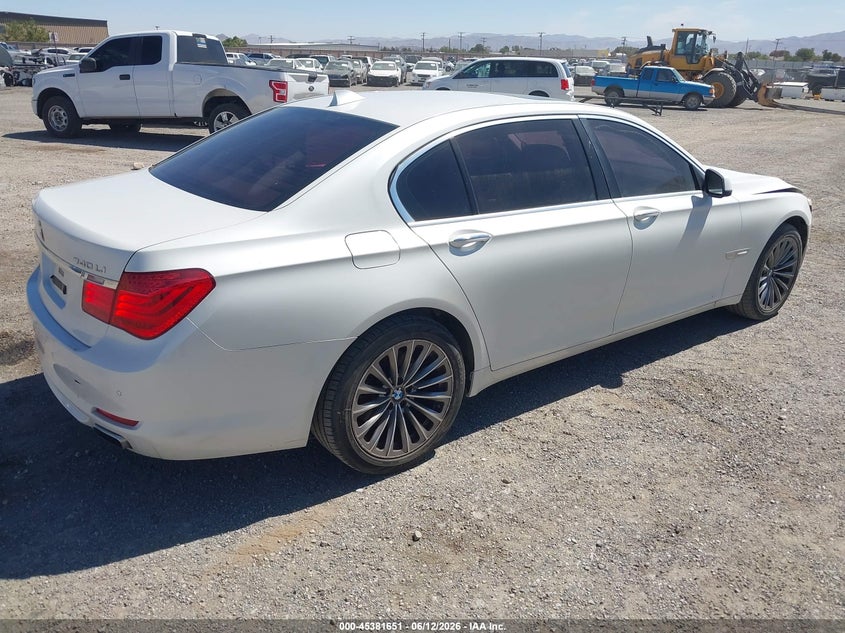 2012 BMW 7 series VIN WBAKB4C51CC576021 IAAI salvage auction — FRONT END, Regular (Nevada), sold $675 on 2026-07-30 (photo 4)