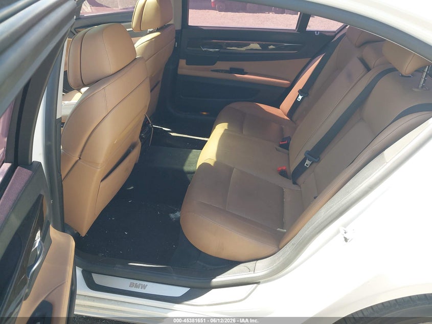 2012 BMW 7 series VIN WBAKB4C51CC576021 IAAI salvage auction — FRONT END, Regular (Nevada), sold $675 on 2026-07-30 (photo 8)